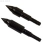 Preview: Haller Arrowhead, Screw-On, Black, Metal, 10 pcs.